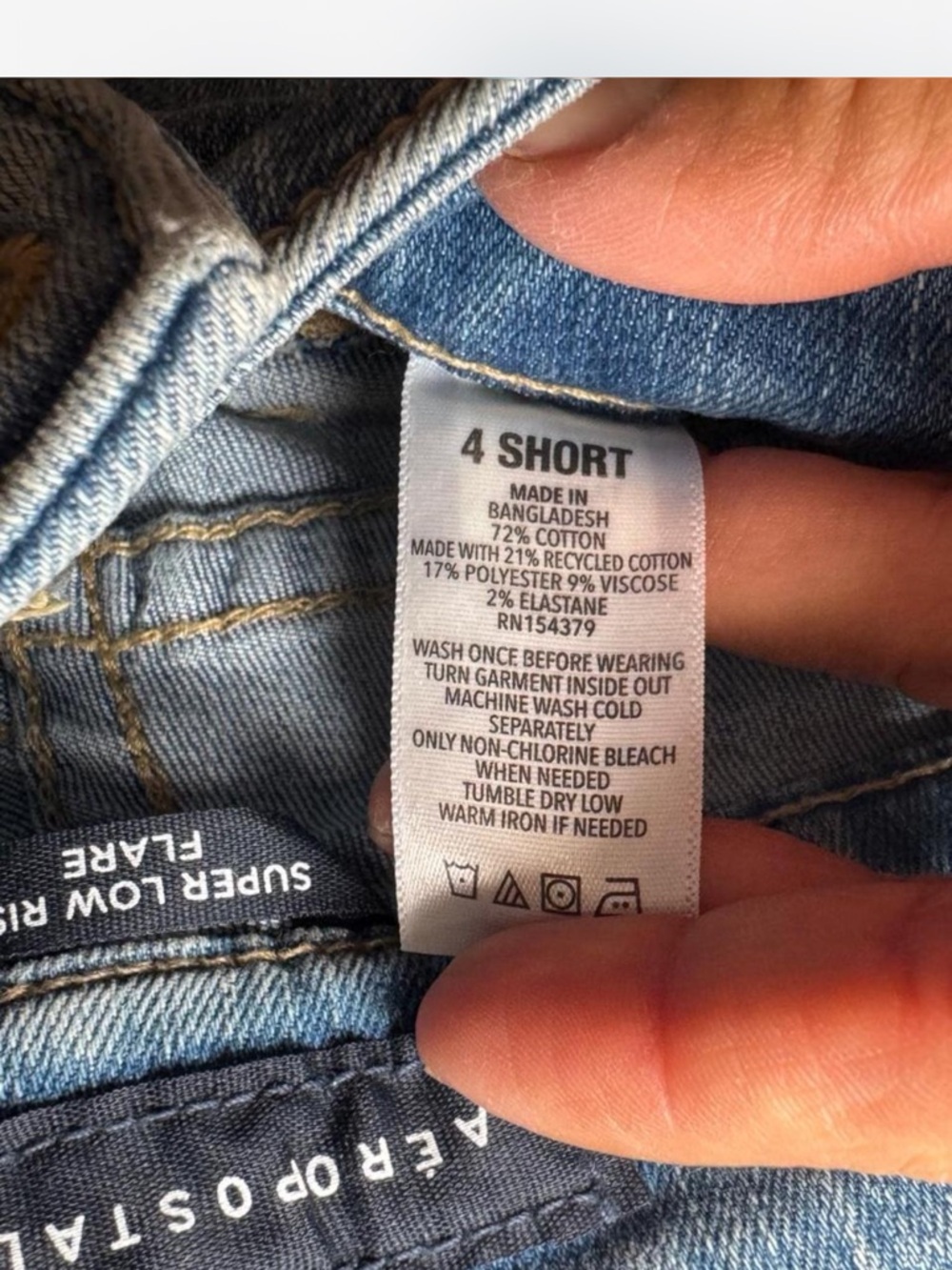 Aeropostale Women’s Light Blue Flare Jeans - Picture 5 of 8